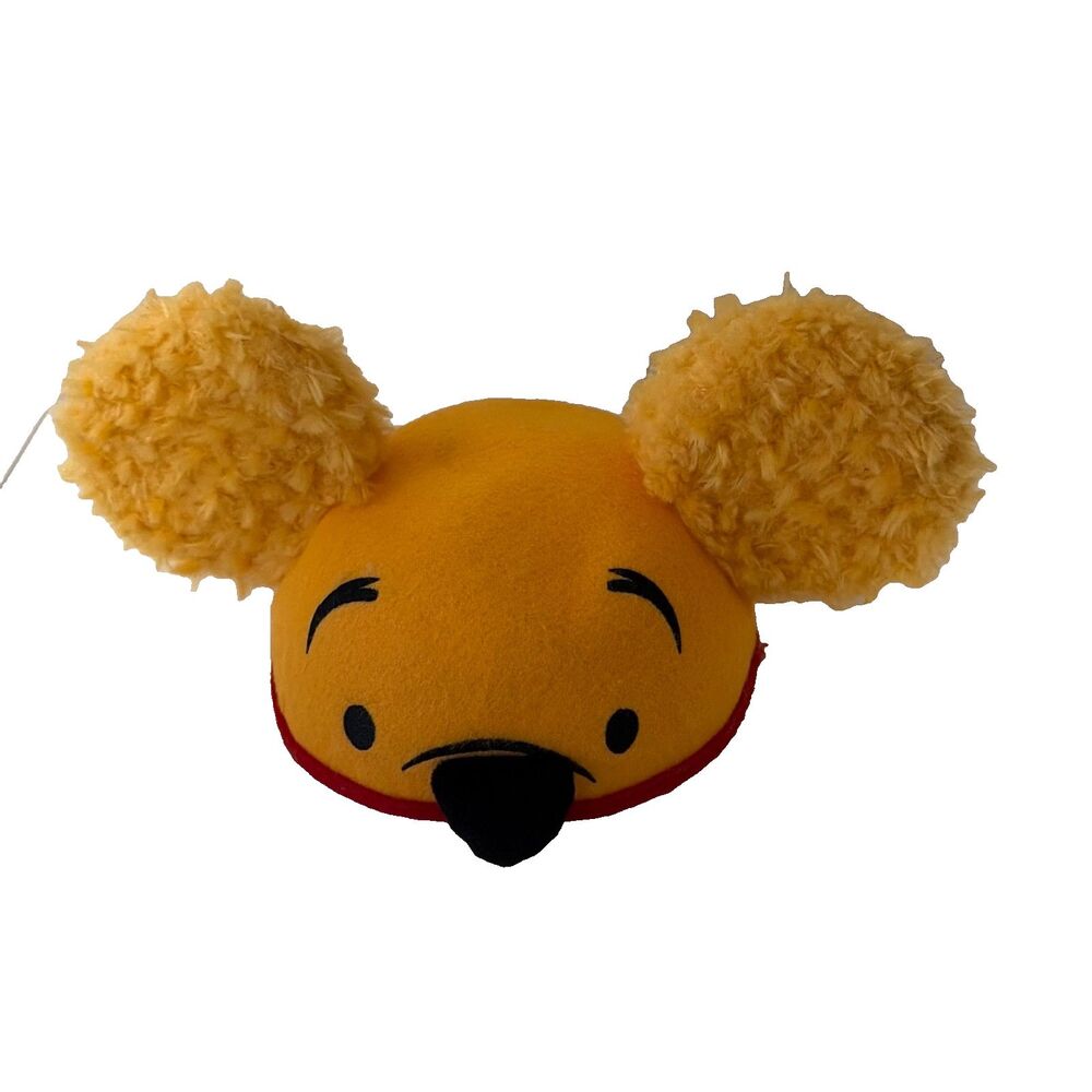Disney Winnie the Pooh Hat Ears Cap Adult One Size Yellow